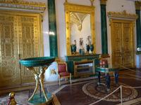 Eremitage - Winterpalast, Malachit-Zimmer