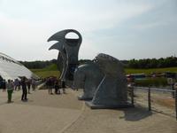 Falkirk Wheel  mit The Kelpies