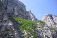 Kreuzfahrt auf dem Lysefjord-Unter dem Preikestolen