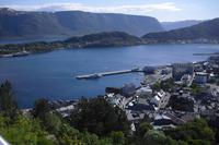 Alesund vom Aksla gesehen
