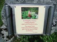 Am Rundweg findet man so manche Weisheit