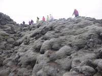 Fotostopp im Feuerlavagebiet aus dem 18.Jh.