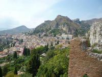 Blick auf Taormina