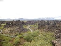 Blick über die Lavamassive