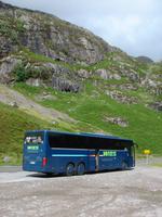 Unser Bus im Glen Coe