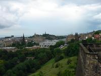 Vlick vom Schloss üer Edinburgh
