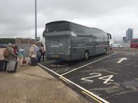 Beginn der Rundreise in Southampton