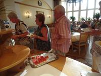 Büffett am letzten Abend im Hotel