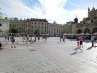 Seifenblasen auf dem Rynek in Krakau