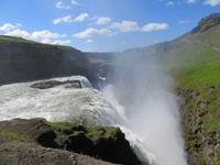 22.06.2016: am Goldenen Wasserfall - Gullfoss