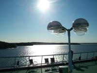 Fährausfahrt in Stockholm