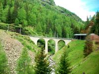 Fahrt mit dem Bernina - Express