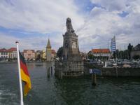 Passage der Hafeneinfahrt von Lindau 