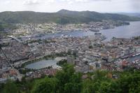 Bergen (Ausblick vom Hausberg Fløyen)
