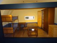 Koblenz, Festung Ehrenbreitstein - Manschaftsraum in der Kasematte