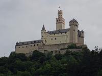 Rhein, - die Marksburg, die einzige nicht zerstörte Burg am Rhein