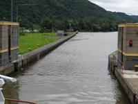 1.Schleusen-Gang, Fotos in Reihenfolge der Schleusung