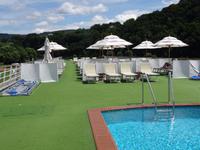 auf der A-ROSA FLORA , Sonnendeck