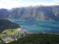 Aussicht auf den Aurlandsfjord