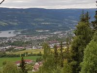 Blick auf Lillehammer