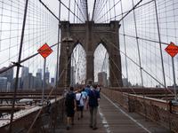 Spaziergang über die Brooklyn Bridge