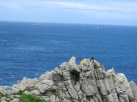 Pointe du Raz mit Leuchtturm von Tévennec