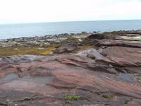 Sandsteinkliffs von Corrie, Arran