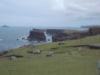 Vulkanfelsen von Eshaness, nördliches Mainland, Shetlands