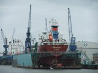 Blick zu den Docks
