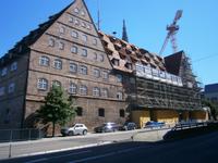 Erhaltungsarbeiten an historischen Gebäuden der Stadt