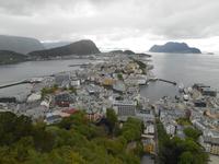 Ausblick vom Hausberg Aksla auf Ålesund
