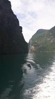 Fahrt auf dem Geirangerfjord (Wasserfall 