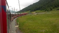 Bernina-Express, Fahrt von Pontresina nach Tirano