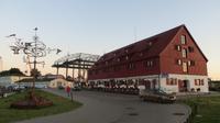 Am Hafen in der Nähe unseres Hotels in Klaipeda