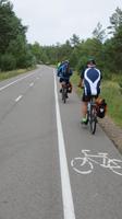 Auf dem Radweg über die Kurische Nehrung