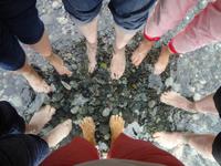 Wir stehen im pazifischen Ozean ! 