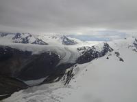 die Welt von oben aus einem Helikopter