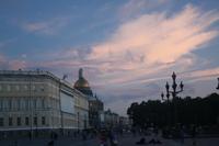 Himmel über der Isaakskathedrale
