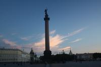 Abenddämmerung auf dem Schlossplatz