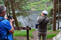 Blick zum St Kevin's Bed