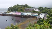 Blick auf den Hafen von Portree