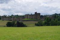 Blick auf Alnwick Castle 