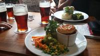 Steak & Ale Pie beim Pun lunch 