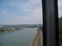 Koblenz, Aussicht aus der Seilbahn