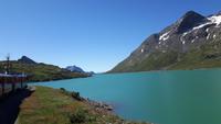 Fahrt mit dem Bernina-Express (Lago Bianco)