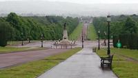 Blick vom Parlament in Belfast