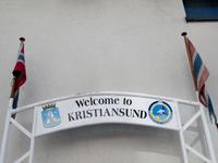 Ankunft im Hafen Kristiansund