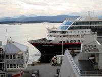 Ankunft der MS Midnatsol in Molde