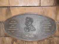 Plakette für den Nobelpreisträger W.B. Yeats