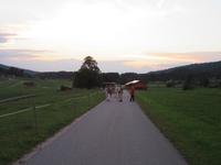 Abendlicher Spaziergang durch Inzell